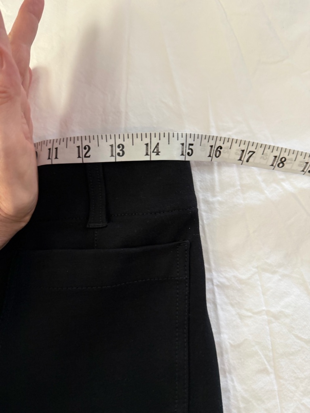 MAEVE ANTHROPOLOGIE The Colette Ponte Crop Wide-Leg Pants Black 28 - Picture 10 of 14